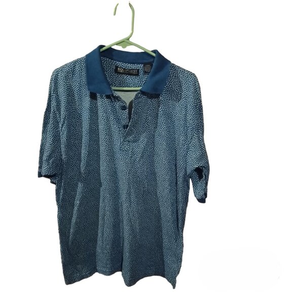 Equipment by HG Design International Other - Equipment By HG Design International Blue & White Polo Shirt